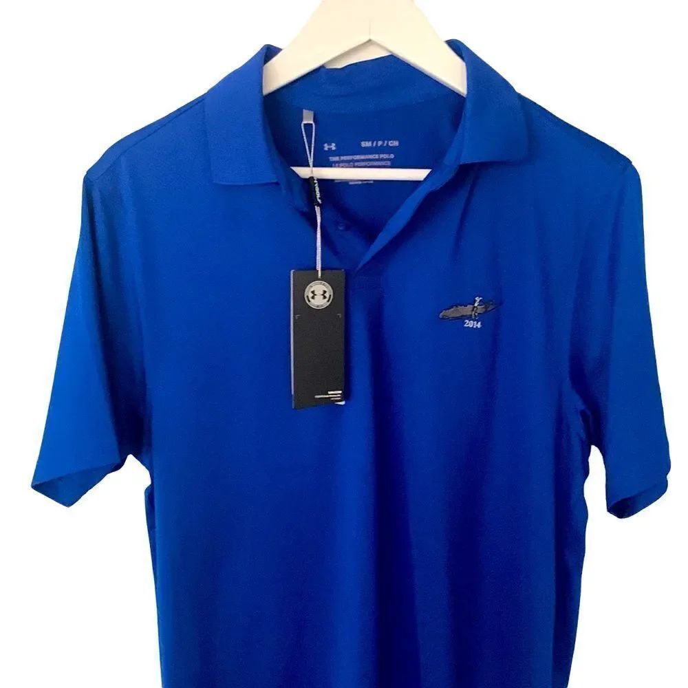Under Armour Small Performance Polo Golf Shirt Long Island National Hamptons NY